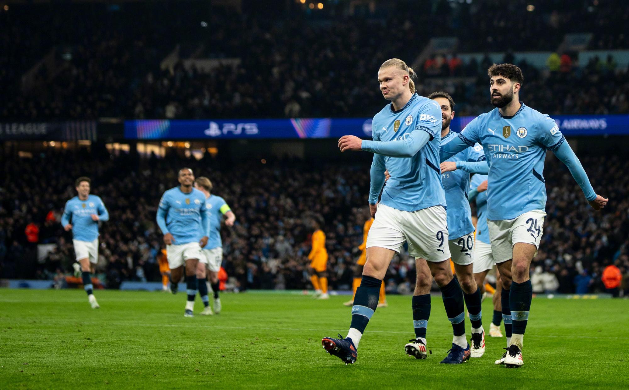 曼城在欧国联比赛中客场战胜皇家马德里