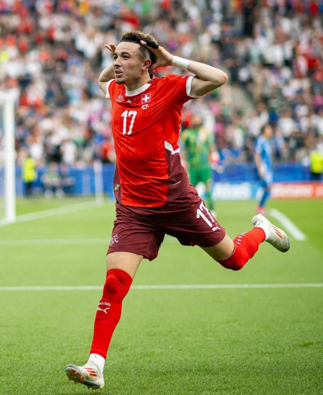 瑞士队在欧洲预选赛中踢出优异表现